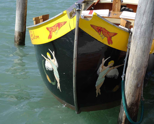 The Bragozzo local boats in Venice
