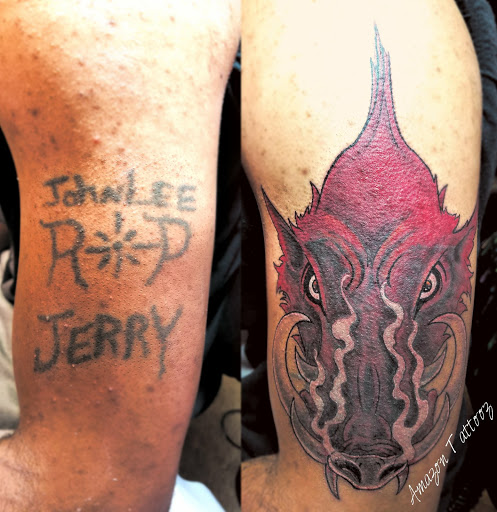 Explore daughter portrait tattoo ideas, creative tattoo ideas in West Memphis, available at Amazon Tattooz LLC