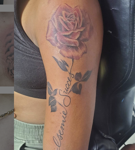 Explore snorlax tattoo ideas, creative tattoo ideas in Miami, available at Tattoos by Lou Miami - North Miami