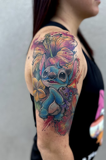 Explore tattoo ideas for mens leg, creative tattoo ideas in Albuquerque, available at True Grit Tattoo