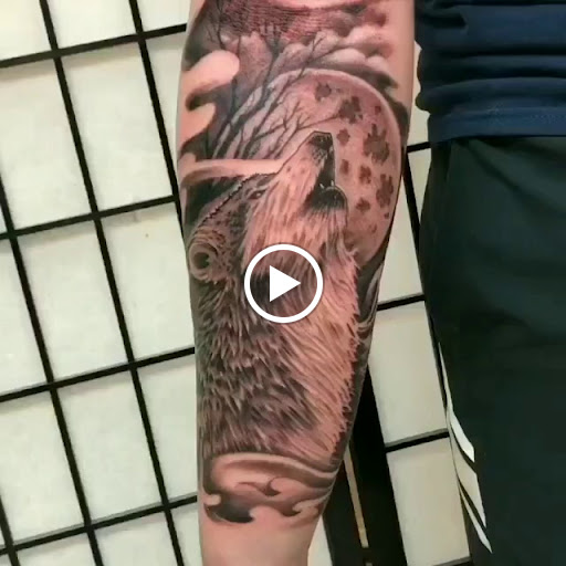 Explore feminine dragon tattoo ideas, creative tattoo ideas in Ambler, available at Tattoo GalaxyAmbler Piercing & Custom Tattoos