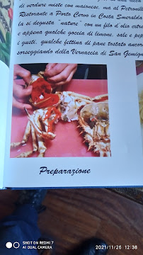 La Petronilla à Porto Cervo carte