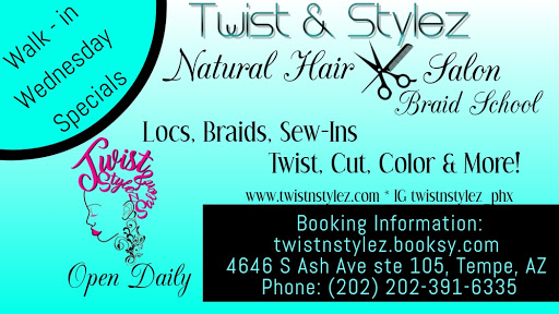 Hair Salon «Twist & Stylez Natural Hair Salon», reviews and photos, 3100 S Rural Rd #3, Tempe, AZ 85282, USA
