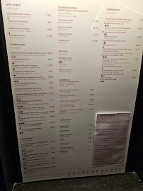 Restaurant Taberna da Esquina à Lisbon (le menu)