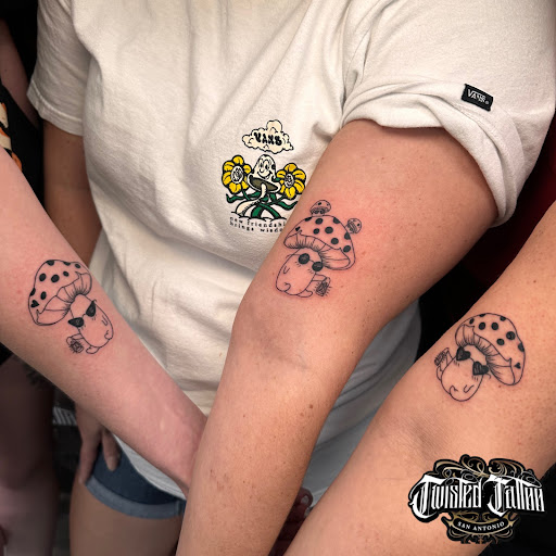Explore thigh tattoo ideas woman, creative tattoo ideas in San Antonio, available at Twisted Tattoo