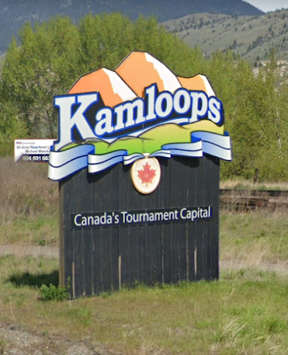 Kamloops Welcome Sign Westbound