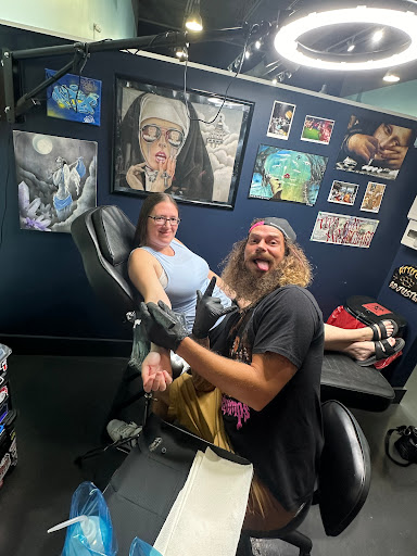 Explore tanning tattoo ideas, creative tattoo ideas in Destin, available at Atomic Frog Tattoo