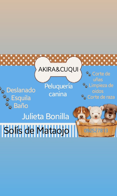 Peluquería y estética canina AKIRA & CUQUI