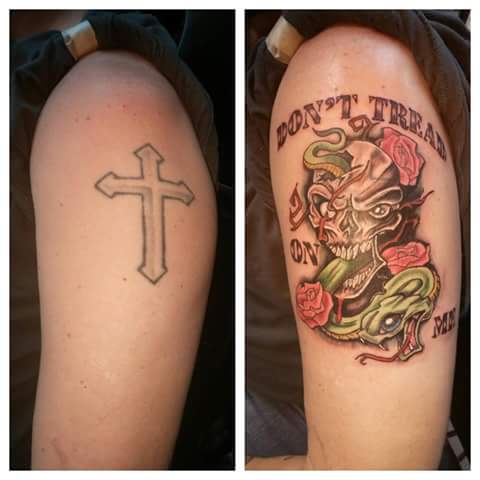 Explore line tattoo ideas for guys, creative tattoo ideas in Anniston, available at Wicked Game Tattoo & Piercing Studio