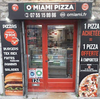 Menu du O'Miami PIZZA 1🍕 acheter =1🍕 offert à Besançon