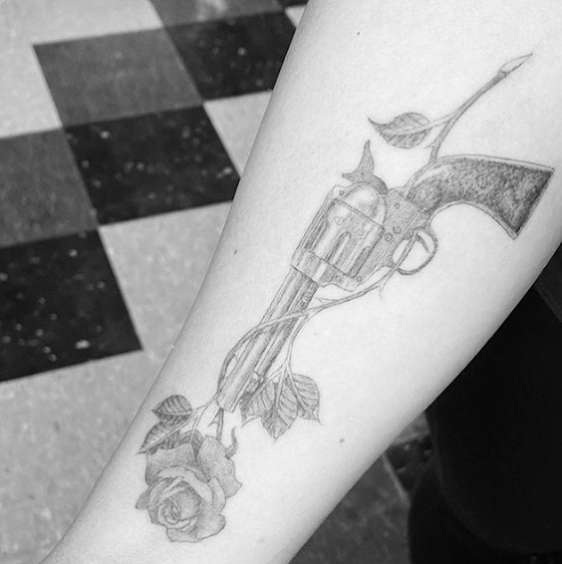 Explore grand theft auto tattoo ideas, creative tattoo ideas in West Hollywood, available at Shamrock Social Club