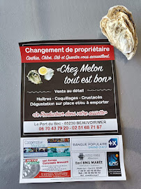 Photos du propriétaire du Restaurant de fruits de mer Chez Melon Tout Est Bon à Beauvoir-sur-Mer - n°15