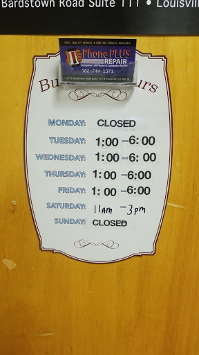 Cell Phone Store «I Phone Plus Repair», reviews and photos, 2500 Bardstown Rd #5, Louisville, KY 40205, USA