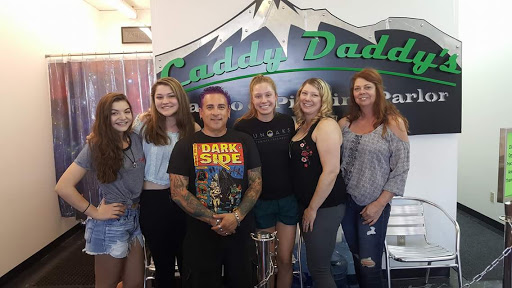 Explore doom tattoo ideas, creative tattoo ideas in Redding, available at Caddy Daddys