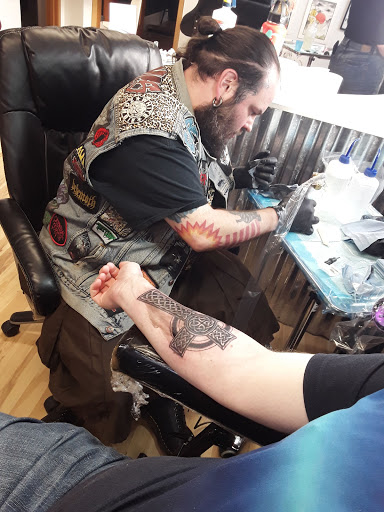 Find skull ideas sleeve tattoos for your next unique tattoo in Bellingham at Kalamalka INK Tattoo