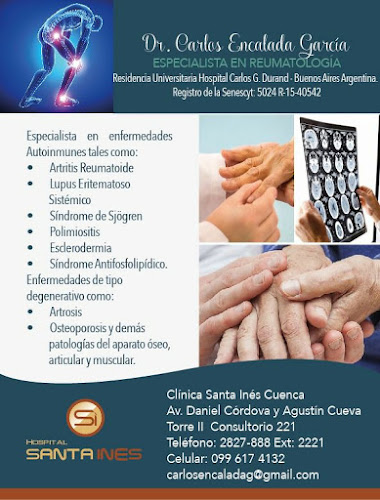 Dr. Carlos Eduardo Encalada G - Reumatología - Hospital