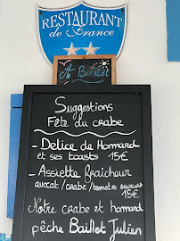 Menu du Le Retour des Flobards à Audresselles