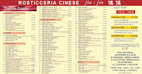Menu du Rosticceria Cinese Jia Jia à Domodossola