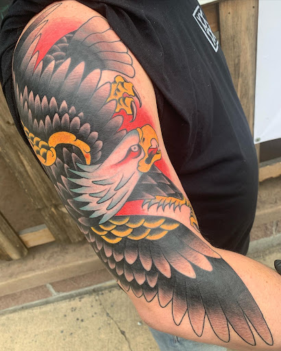 Explore sleeve forearm tattoo ideas for men, creative tattoo ideas in Buckhannon, available at Hills and Hollers Tattoo