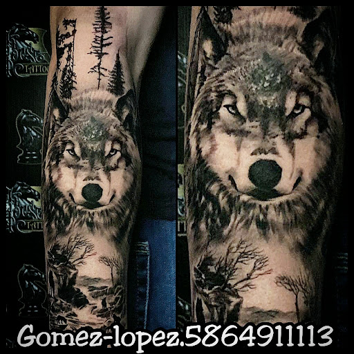 Explore tattoo gap filler ideas, creative tattoo ideas in Warren, available at Dark Horse Tattoo Co. LLC.