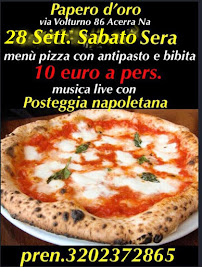 Il Papero d'Oro à Acerra menu