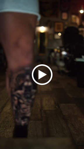 Explore aztec sleeve tattoo ideas for men, creative tattoo ideas in Kissimmee, available at Fallen Sparrow Tattoo Co