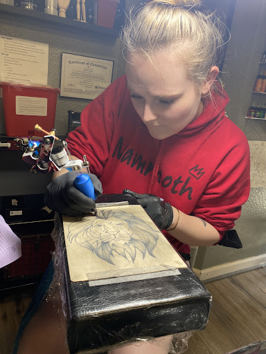 Explore blue jay tattoo ideas, creative tattoo ideas in Centralia, available at Cosmic Tattoo