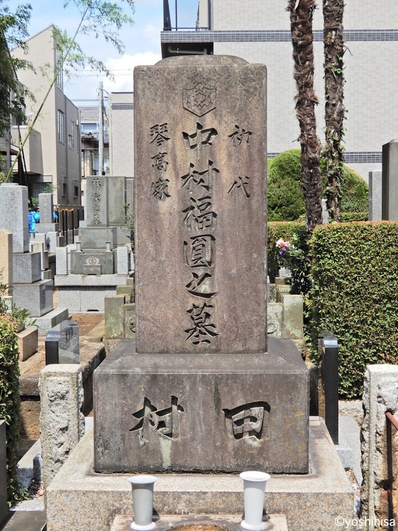 初代中村福円の墓