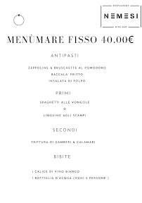Nemesi Restaurant à Lusciano carte