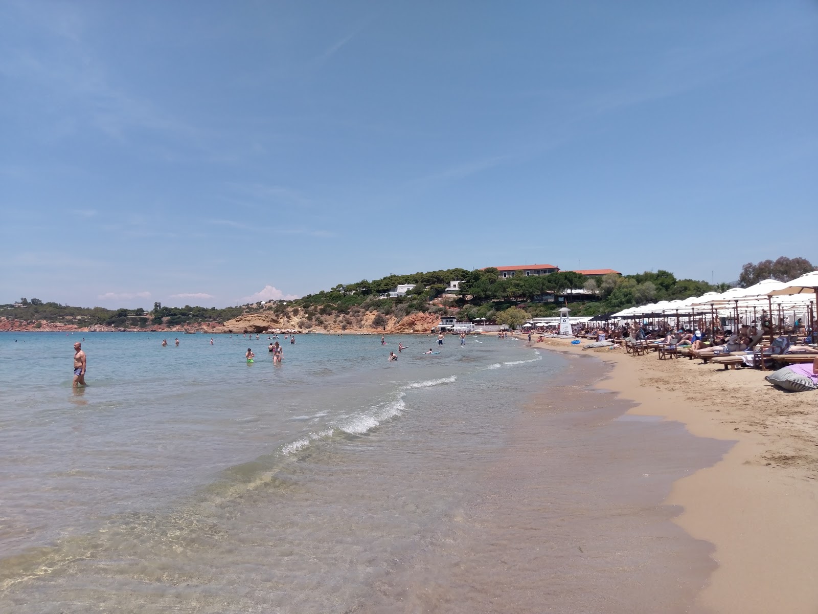 Photo of Asteras beach and the settlement