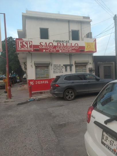 Farmacia Sao Paulo, Sucursal Jarachina Norte 88730, Las Moras 202, Lomas Del Real De Jarachina Nte. 88730 Reynosa, Tamps. Mexico
