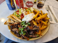 Souvláki du Restaurant grec Filakia, Petit Café d'Athènes à Paris - n°11