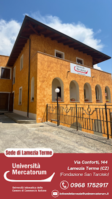Università Telematica Mercatorum Sede di Lamezia Terme Via Conforti, 144, 88046 Lamezia Terme CZ, Italia