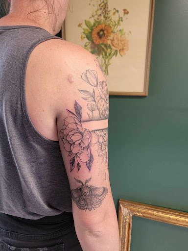 Explore initial tattoo ideas for females, creative tattoo ideas in Mount Union, available at Sage & Sigil