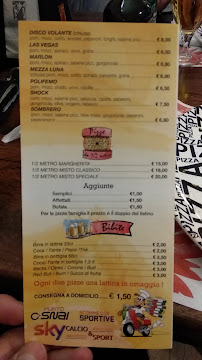 Rangi Bar à Padua carte