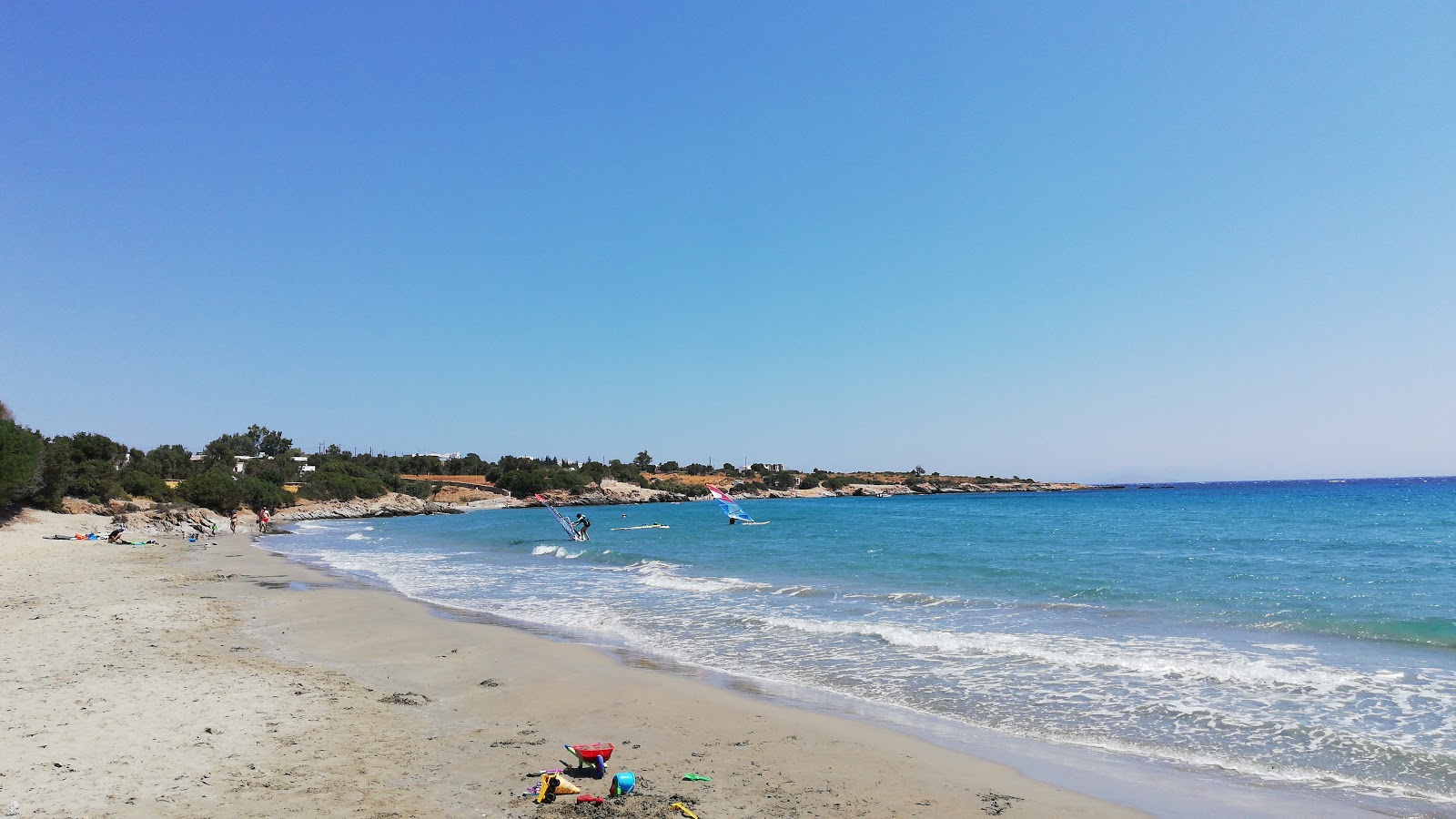 Zdjęcie Plaża Psili Ammos dziki obszar
