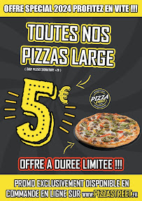 Pizzeria PIZZA STREET ANTIGONE à Montpellier (la carte)