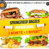 Hamburger du Restaurant américain Springfield Bagels Limoges - n°20