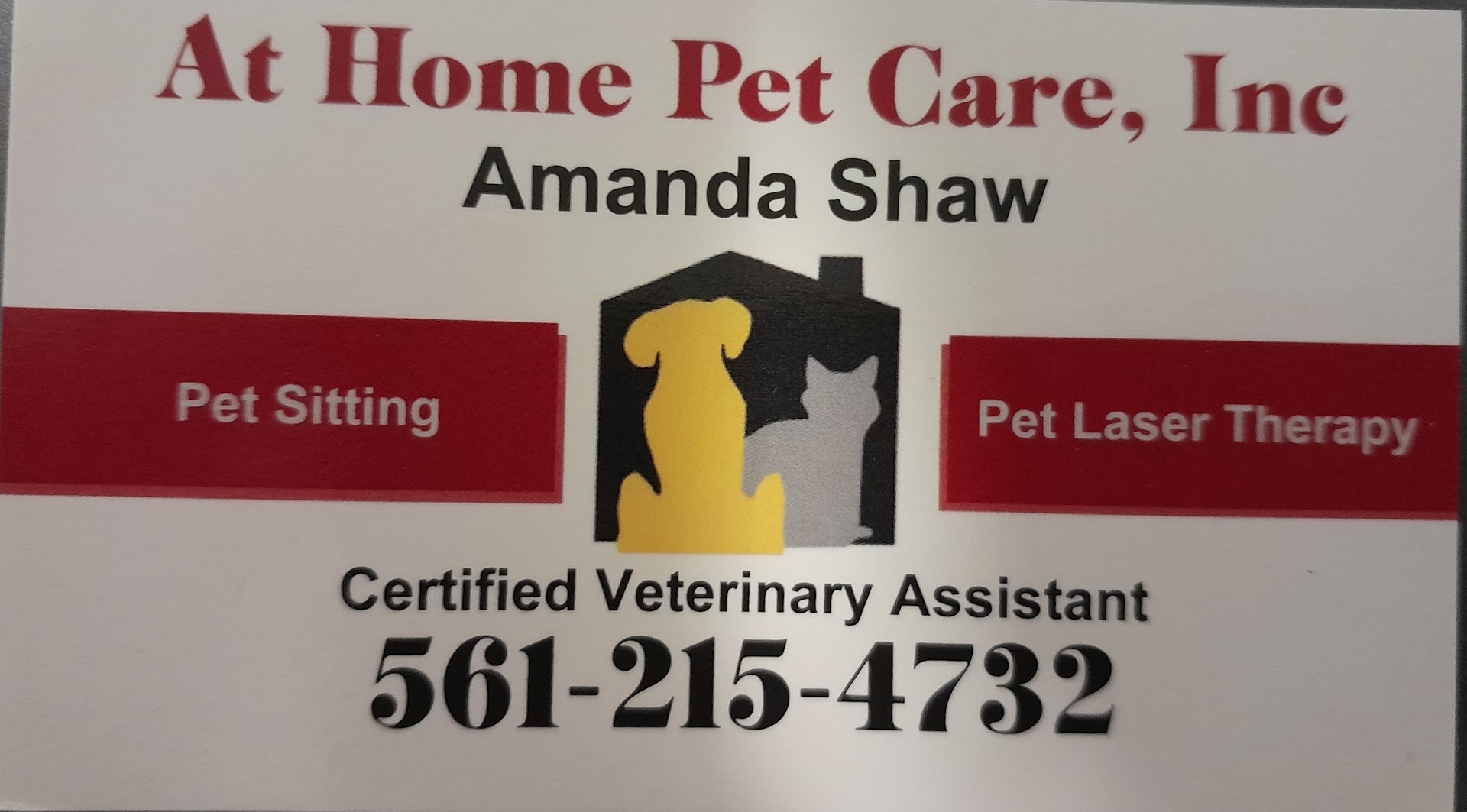 AT HOME PET CARE, INC.