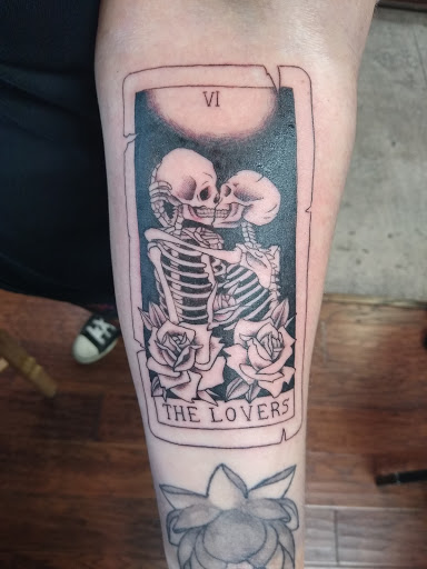 Explore mother and father tattoo ideas, creative tattoo ideas in Redding, available at Iron Mountain Tattoo