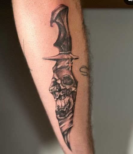 Explore bmth tattoo ideas, creative tattoo ideas in Easley, available at Peach Pit Tattoo