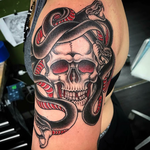 Explore blessed tattoo ideas for females, creative tattoo ideas in Twentynine Palms, available at Hilltop Tattoo Company