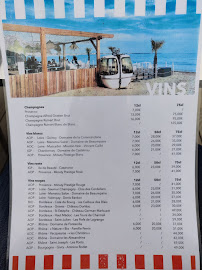 Carte du Le B - Restaurant de plage à La Baule-Escoublac