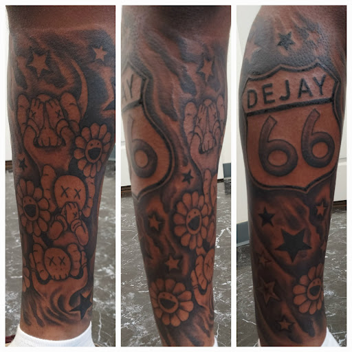 Explore matching tattoos for father and son ideas, creative tattoo ideas in Bel Air, available at Freedom Tattoo LLC