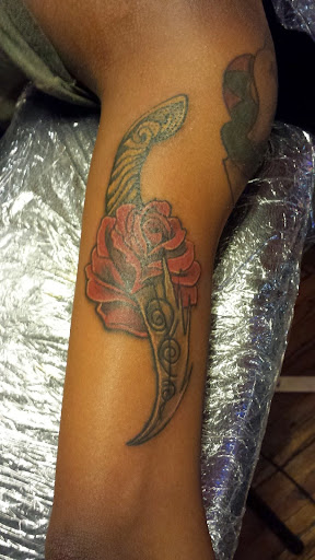 Explore snow tattoo ideas, creative tattoo ideas in Noblesville, available at Mystic Images Tattoo Co.