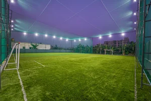 OUR ZONE | Play Area - Turf Cricket, Badminton, Foot Ball, Fine dine Restaurant, Function Hall image