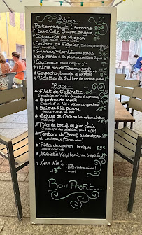 Restaurant français Le Figuier à Perpignan (le menu)