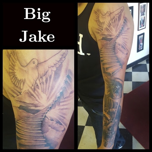 Explore mass effect tattoo ideas, creative tattoo ideas in Savannah, available at Tatlyfe Studios