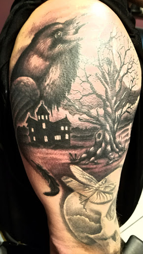 Explore oyster tattoo ideas, creative tattoo ideas in Toledo, available at Steel Addictions