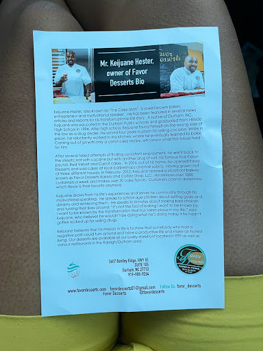 Dessert Shop «Favor Desserts», reviews and photos, 5607 NC-55, Durham, NC 27713, USA